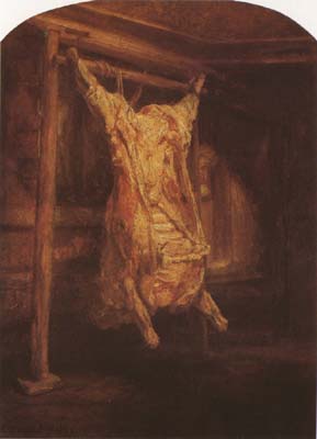 REMBRANDT Harmenszoon van Rijn The Slaughterd Ox (mk08)